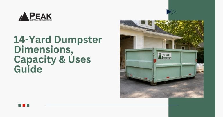 14-Yard Dumpster Dimensions, Capacity & Uses Guide