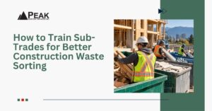 Site Management: Training Sub-Trades to Avoid Mixed Debris Sorting Surcharges
