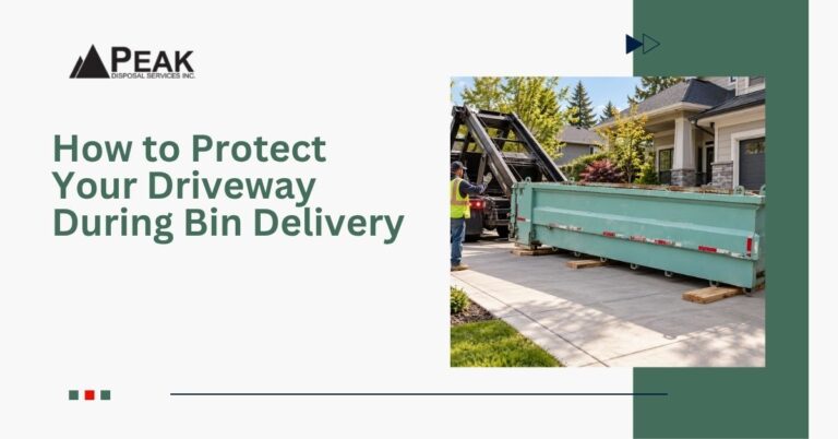 How to Protect Your Driveway During Bin Delivery